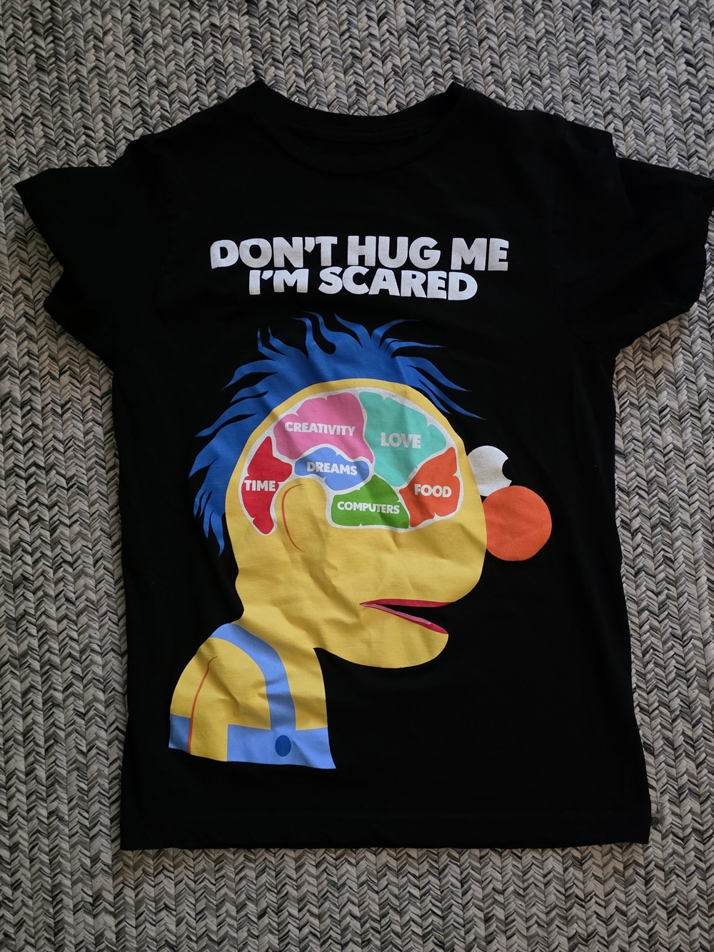 Don't Hug Me I'm Scared Graphic Tee - Black